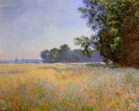 Monet, Claude Oscar - Oat and Poppy Field